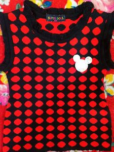 Cute Polka Wool  Dot Top
