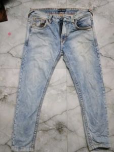 Light Wash Slim Fit Jeans