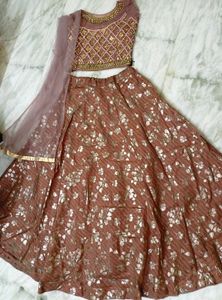 lehenga 🤎🔥 Crop top lehnga wedding with cancan