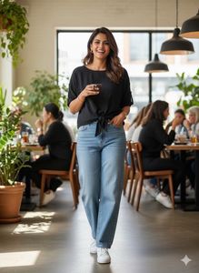 🎀 Chic Alert! M&amp;S Per Una Bow Top 🖤