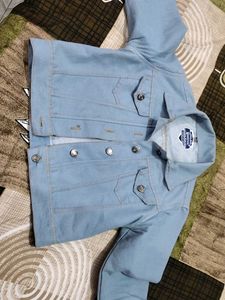 Stylish Denim Jacket 1 Time Used Only Bust 30/28