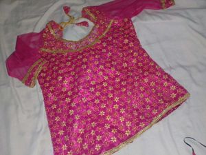 Pink &amp; Gold Top Blouse