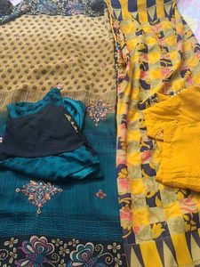 Combo Offer Of  Elegant Georgette Sarees