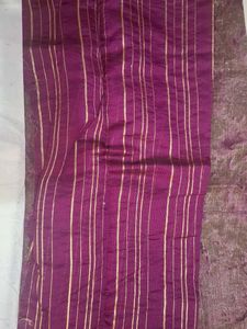 Elegant Purple Saree