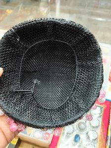 Elegant Beaded Hair Bun Accessory