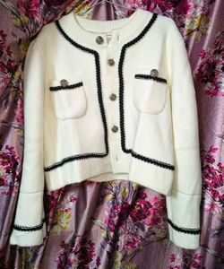 White Cardigan