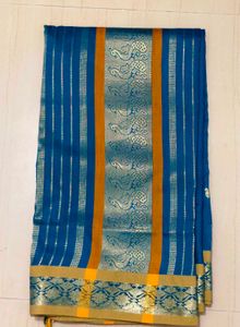 Elegant Blue Saree