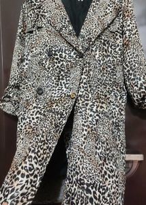 Multi Printed Winter Overcoat For 38 Bust