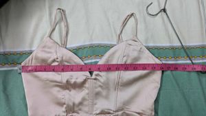 ZARA Pink Beige Mini Dress