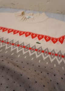 Lacoste Patterned Sweater
