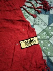 Red Embellished stole