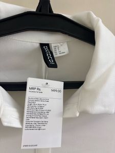 H&amp;M FLARED SKIRT POLO DRESS