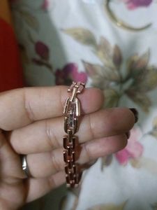 Rose Gold Heart Design Braslet