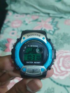 Original Sonata Alarm Chronograph Watch