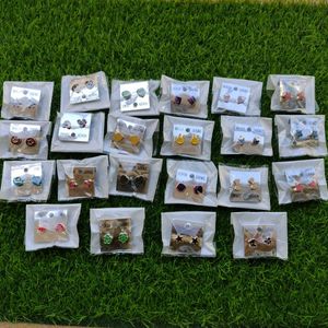 Cute Earring Sets (Combo Of 5 Pairs )