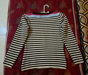 Striped Deer Sweater