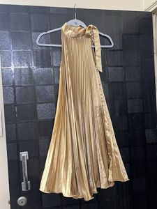 Golden party dress