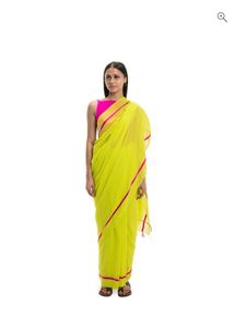 Raw Mango designer Red Saree
