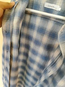 Premium Unisex Blue check shirt 💙