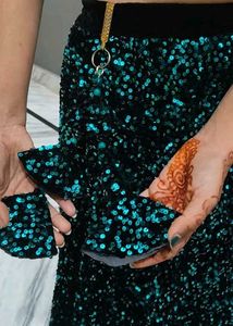 Sequin Lehenga Choli