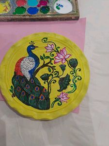 Handmade Wall Decor Peacock