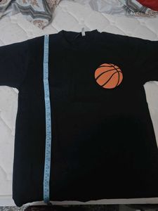 Black Printed Tshirt