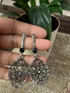 Statement Circle Earrings And A Dangler Combo