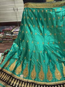 langha fancy gota pati silk