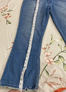 Flared Denim Jeans