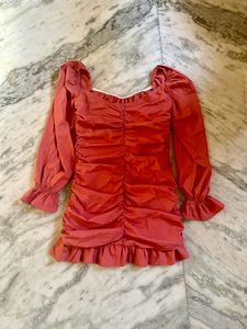 Ruffled Bodycon Dress