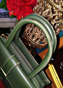 Kris Bella Green Handbag