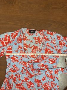 Floral Wrap Dress/ Shrug