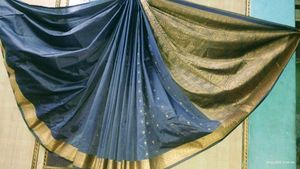 Elegant Blue Saree