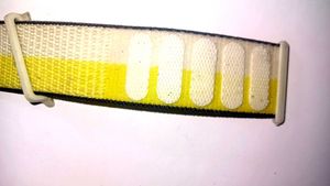 Yellow/White Woven Apple Watch Band