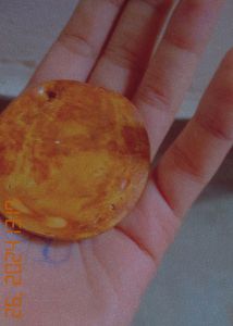 Om Clay Pendent