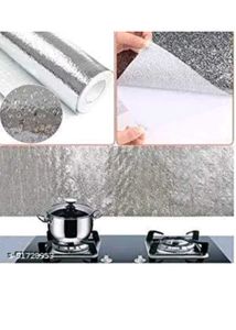 Kitchen Waterproof Self Adhesive Silver Foil