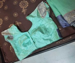 Pure silk readymade saree