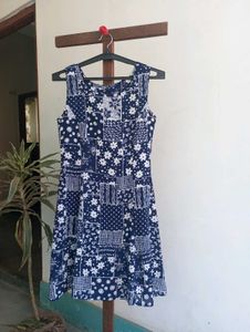 Patchwork Print Dress