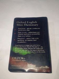 Oxford English Mini Dictionary Indian Edition