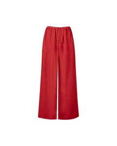 Red Lenin Pants