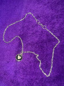 Heart Charm silver color Necklace