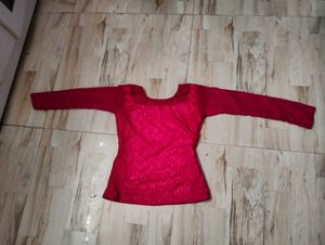 Elegant Red Blouse