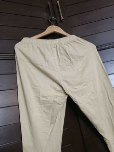 Lyra women Comfortable Cotton Beige Leggings