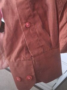NEW - RUST Colored Formal Shirt