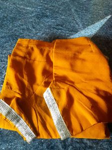 Elegant Orange Saree
