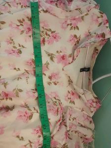 Floral Print Ruffle Dress