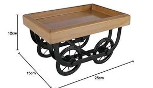 Wooden Serving Tray| Cart Design Type|