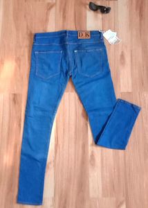 Denim Blue Straight Fit Jeans
