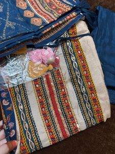 crepe  Kurta  suit Set with lining