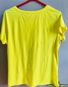 Plain Lemon Yellow Tshirt